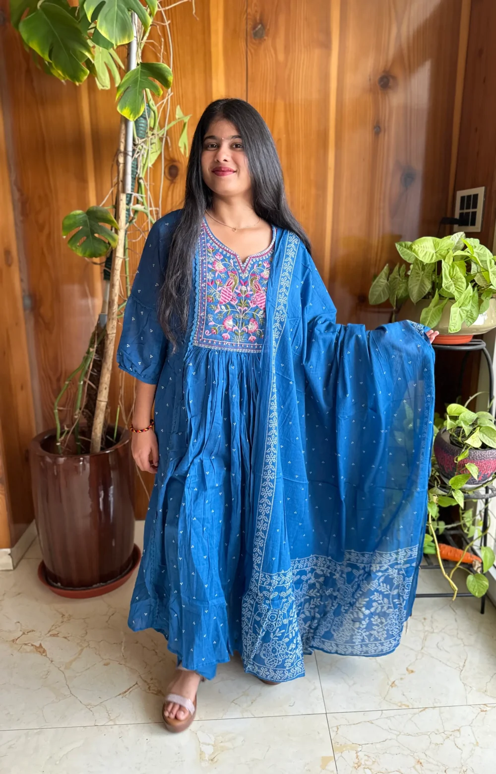 Cotton Hand block Printed kurti