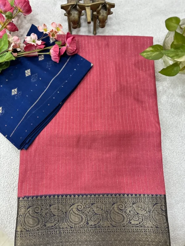 Kancham pattu saree - Pink